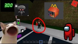 ORDERING AMONG US HAPPY MEAL AT 3AM ON ROBLOX (scary!)