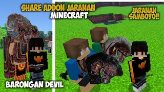 ADDON JARANAN MINECRAFT INDONESIA 👹