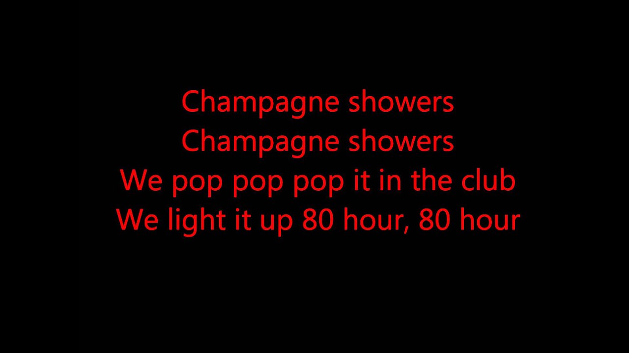 Champagne Showers - LMFAO ft. Natalia Kills | Lyrics - YouTube