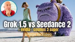 Grok Image 1.5 vs. Seedance 2.0 + Reaction to Nvidia Cosmos 3 Super