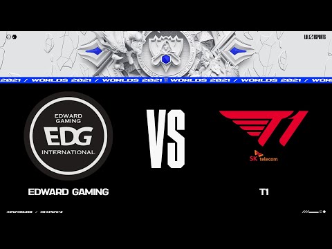 EDG vs. T1 | Worlds Group Stage Day 5 | Edward Gaming vs. T1 (2021)