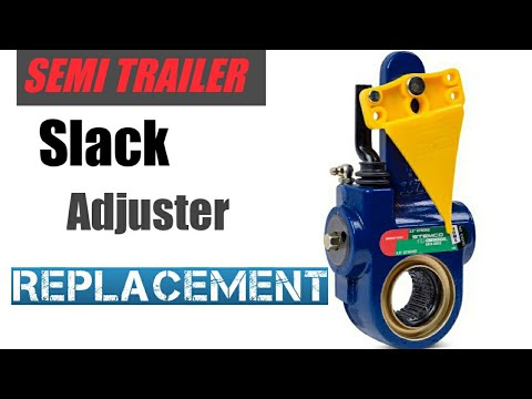 Replacing automatic slack adjuster on semi trailer