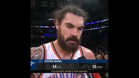 Steven Adams doesn’t hold back on Paul George getting boo’d in LA. 🤟