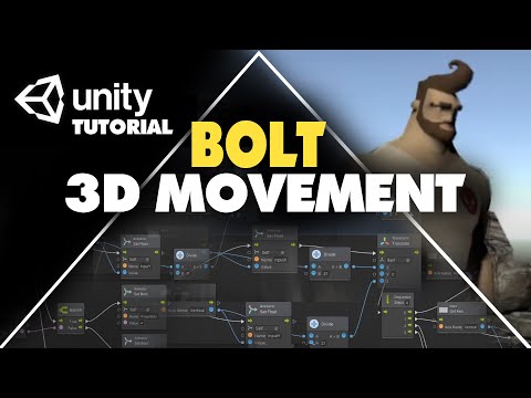 (Unity, Bolt visual scripting) 3D Movement Animation w/ Bolt [Tutorial ...