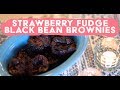 Strawberry Fudge Black Bean Brownies Recipe