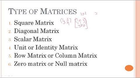 Mathematics || BCA || BCS012 || BLOCK-1 || UNIT - 2 || MATRICES || IN HINDI