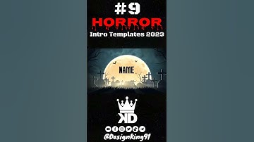 Horror Intro Template 9 For YouTube Horror Channels 2023 No Text + No Copyright + Free Download