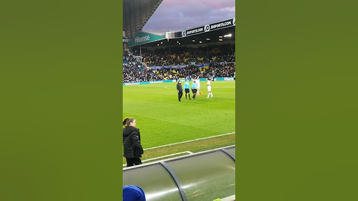 Leeds United playing against 12 men again at Elland Road. #leedsunited #championship #football #mot