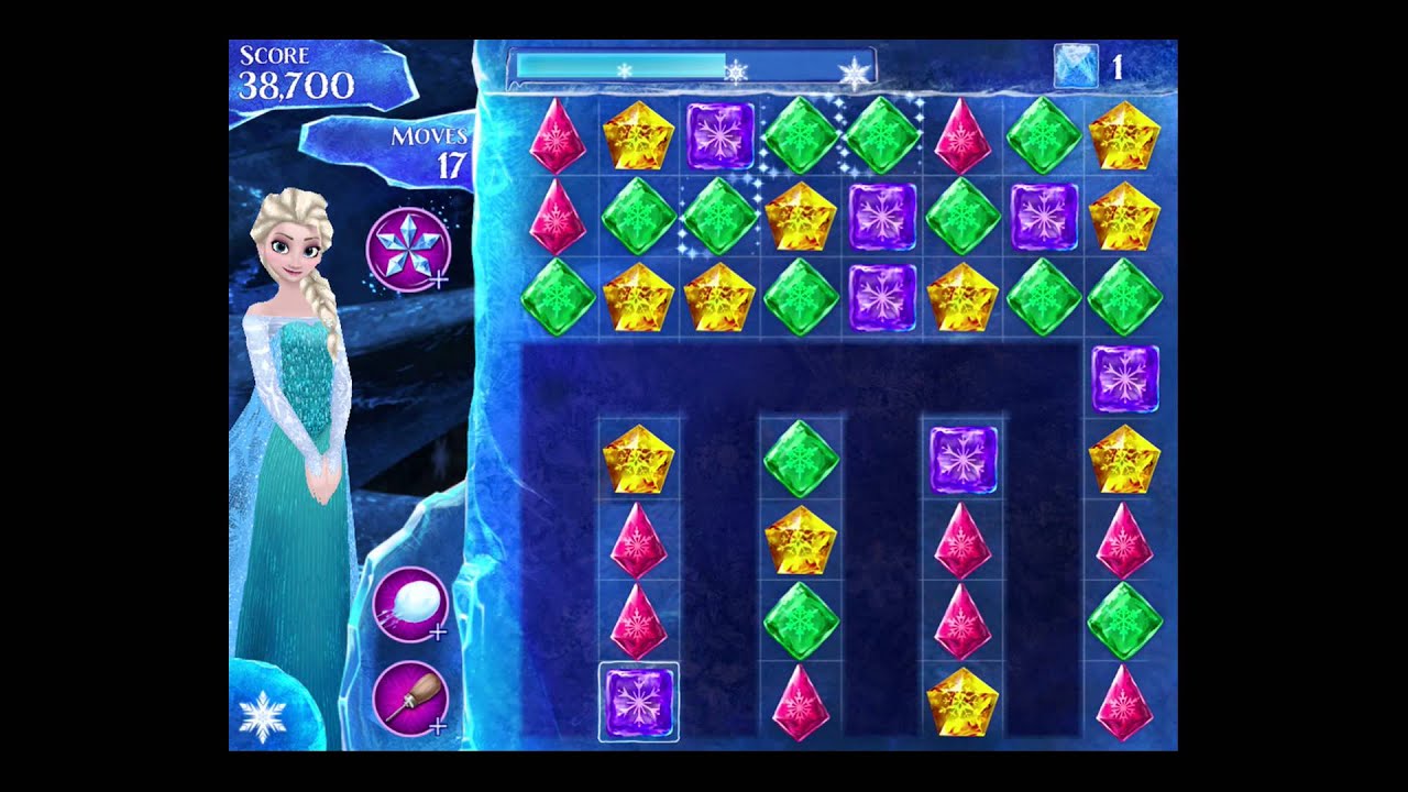Disney Frozen Free Fall Level 60 [Gameplay Walkthrough] YouTube