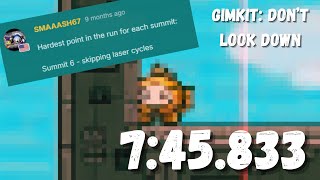 Famous Gimkit: Don't Look Down in UNDER EIGHT MINUTES (any% in 7:45.833) Net Worth