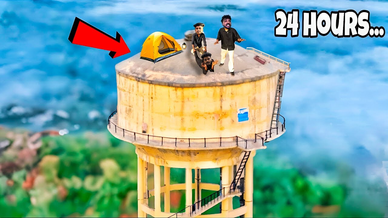 Water Tank ಮೇಲೆ 24 Hours ಜೀವ್ನ 😲.. !? Don't miss last Scenes😅😂🤣