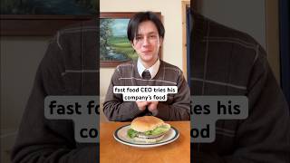 McDonald’s CEO Eats New Burger