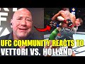 UFC Community react to Marvin Vettori vs. Kevin Holland at UFC Vegas 23, Former UFC Champ vs. Floyd?
