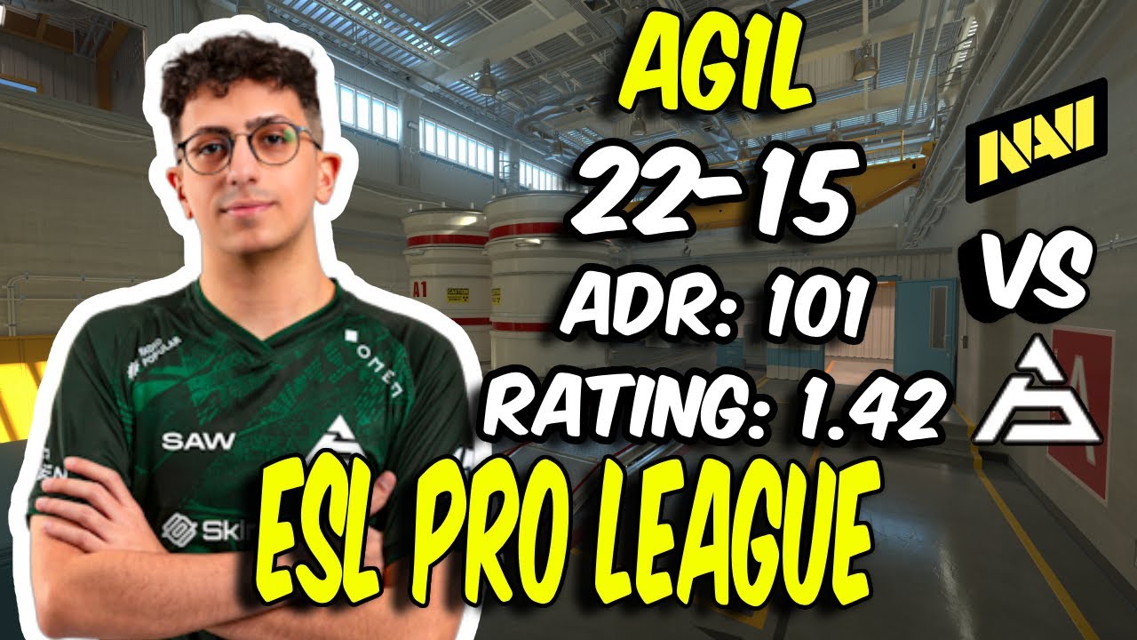 Ag1l drops 22 Kills vs NAVI! Ag1l POV (Nuke) at ESL Pro League Season 21