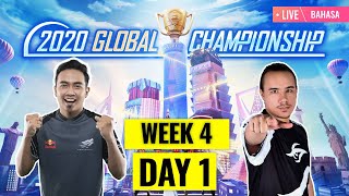 [Bahasa] PMGC 2020 League W4D1 | Qualcomm | PUBG MOBILE Global Championship | Week 4 Day 1