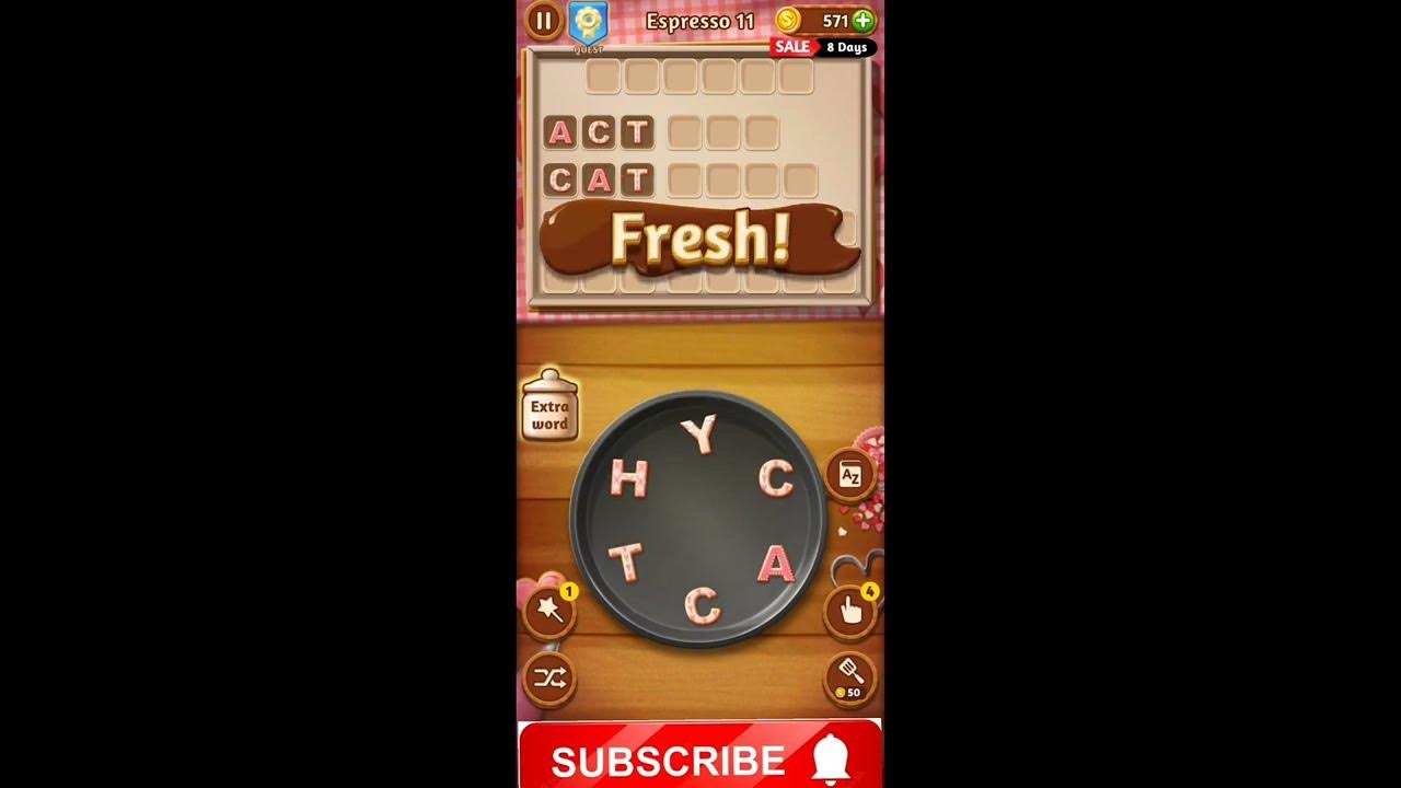 Word Cookies Espresso ☕ Level 1120 / Commis Chef Word Cookies Game