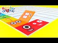Learn to Count 1-100 by placing number blocks cubes into gelatin molds
