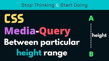 css media query between particular height