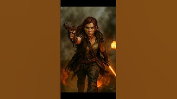 Star Wars Inspired AI Generated Rogue Jedi Fire Run  Using ChatGPT and Kling AI