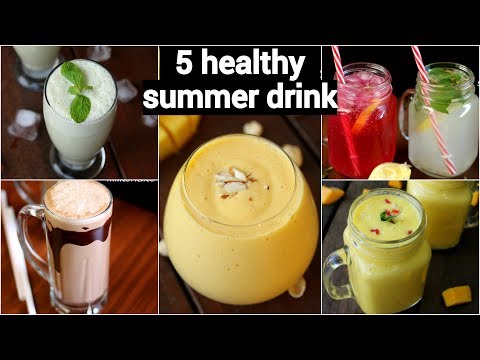 5-refreshing-summer-drinks-recipe-|-५-तरीके-के-मिल्कशेक-गर्मियों-के-लिए-|-summer-milkshake-recipes