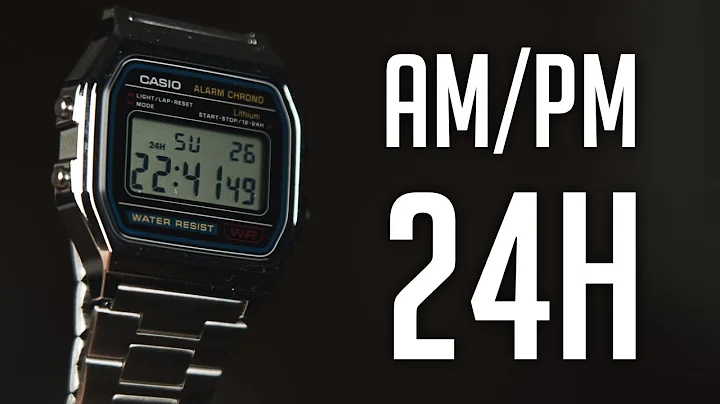 How To set AM/PM or 24h mode Casio A158W