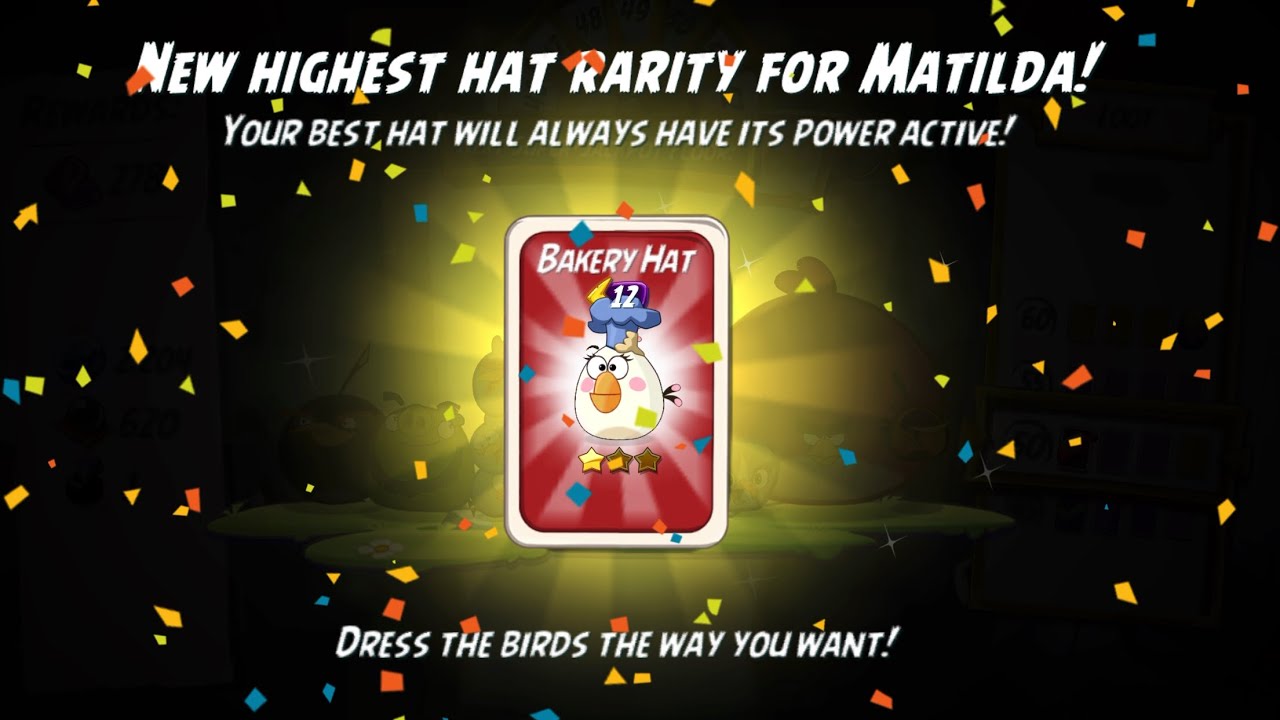 TOWER OF FORTUNE express ticket | new bakery hat set | angry birds 2 ab2 