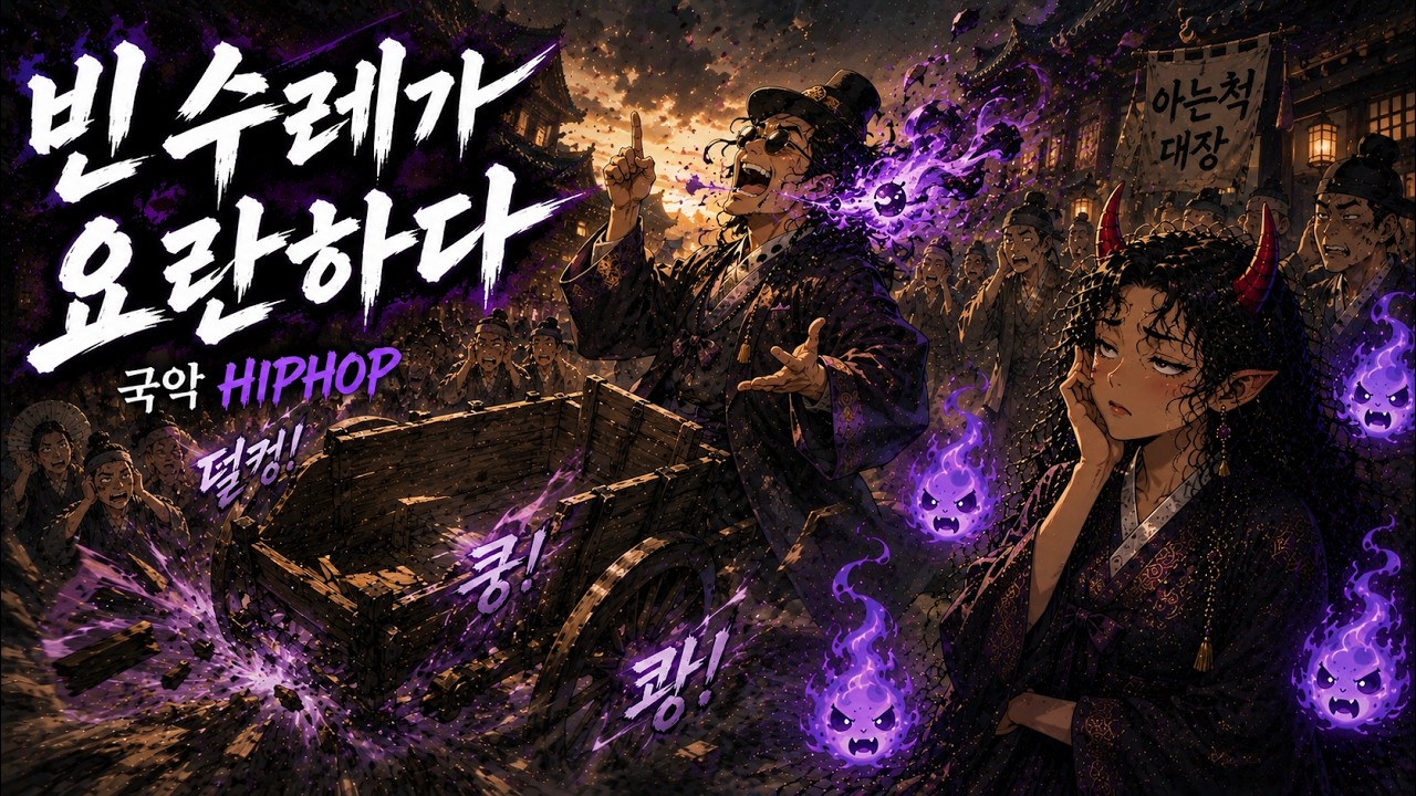 🔥빈 수레가 요란하다🔥ㅣ📣말은 많은데 실속은 없다📣 국악 조선힙합!