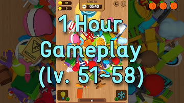 Match triple 3D 1 Hour Gameplay (Level 51~58) | No commentary