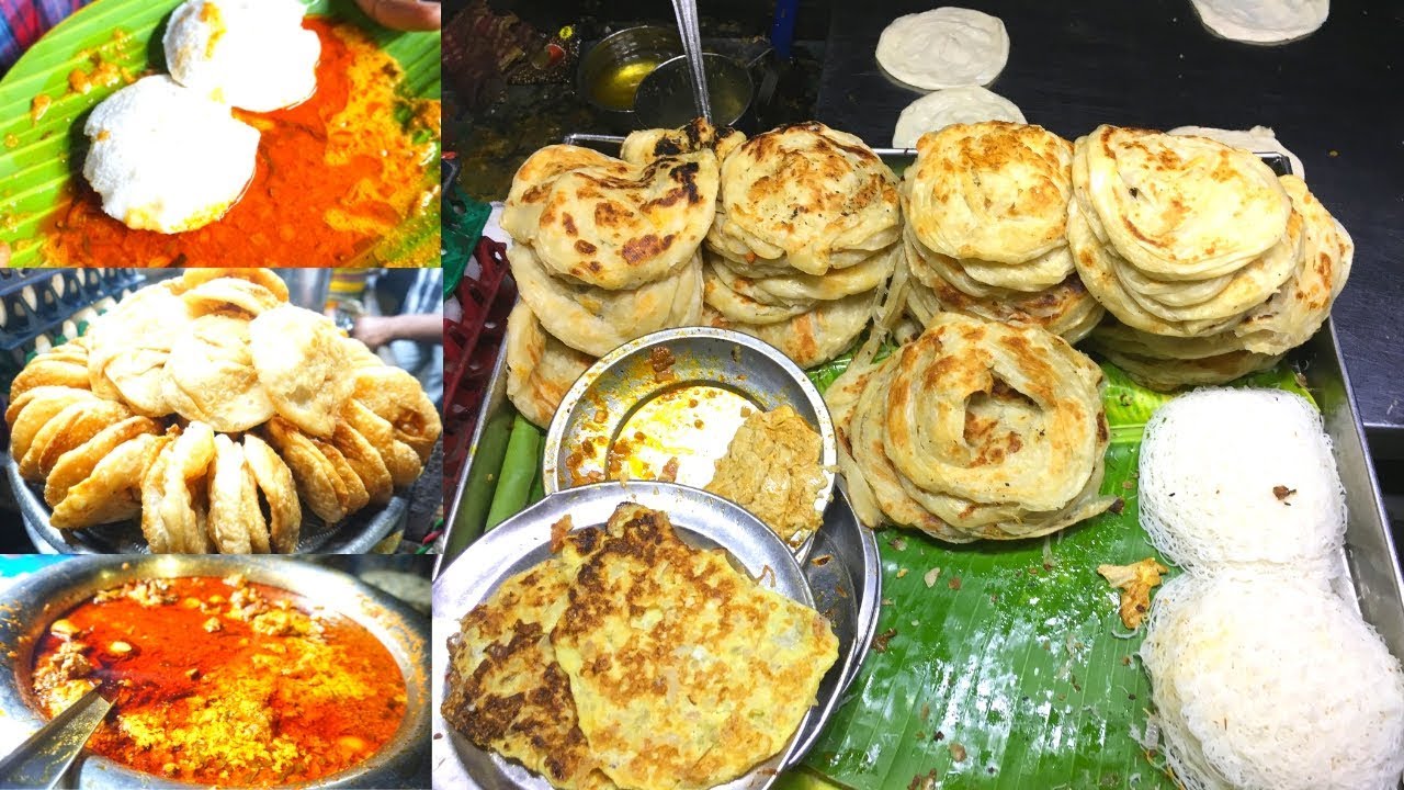 ரோட்டுக்கடை பரோட்டா காடை கறி போட்டி வருவல் In T Nagar - Kasim kadai - Ramkannan