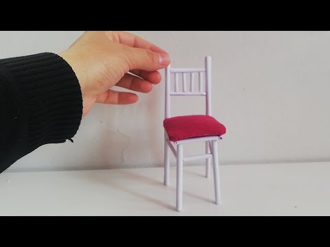صنع كرسي لباربي من الورق📄