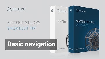 Basic navigation in Sinterit Studio