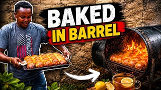 You’ve NEVER Seen Soft & Fluffy Dinner Rolls Baked on a Barrel 😱🔥 + Lemon Tea for Dinner 🍋☕️