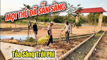 SẮP XONG! Làng Việt Nam Đẹp Hơn Cả Mong Đợi - Chỉ Chờ Mưa Nữa Thôi | Huy Khánh Vlogs