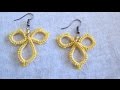 Needle Tatting Earrings