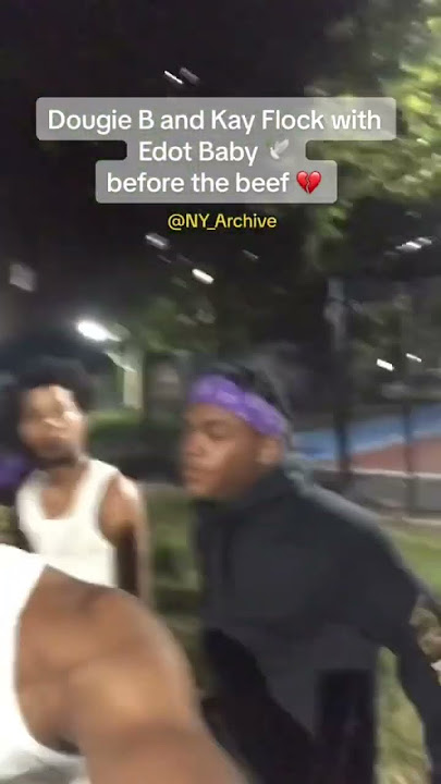 Kay Flock and Edot Baby🕊️ chilling before the beef💔