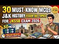 “Hard Level J&K History MCQs | JKSSB परीक्षा के लिए 30 महत्वपूर्ण प्रश्न”