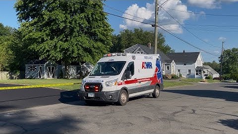 AMR 321 Transporting Priority 1 with Wail, Yelp, and Horn