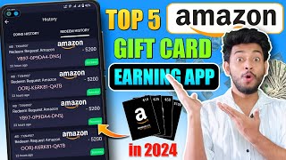 Top 5 Amazon Gift Card Earning Apps 2024 | How To Get Free Gift Voucher | Amazon Gift Card Codes screenshot 2