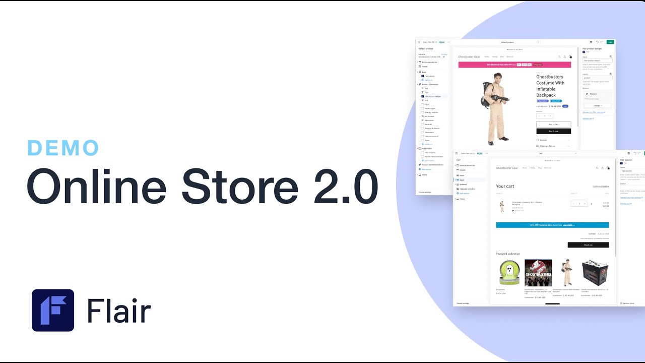 Flair Online Store 2.0 demo