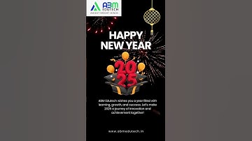 Happy New Year 2025 | ABM Edutech|ABM Fintech #abmedutech #newyear  #happynewyear #2025  #education