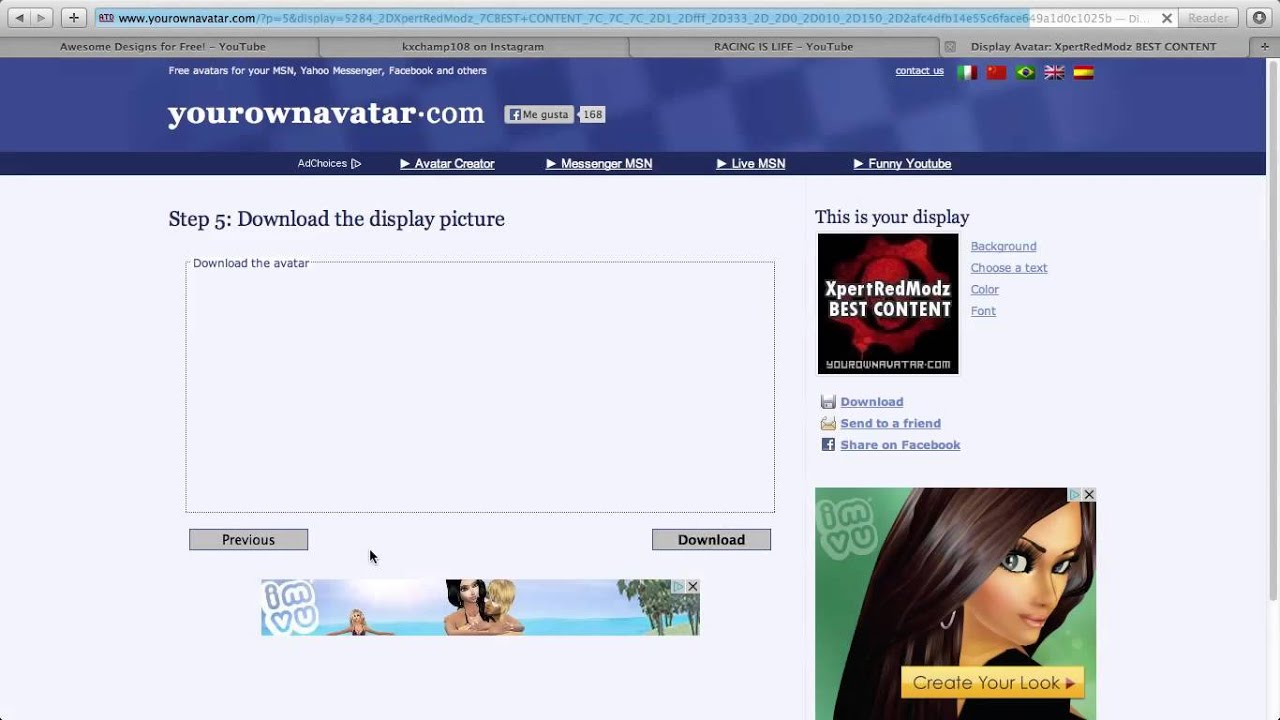 How to make a profile picture for youtube/easy free - YouTube