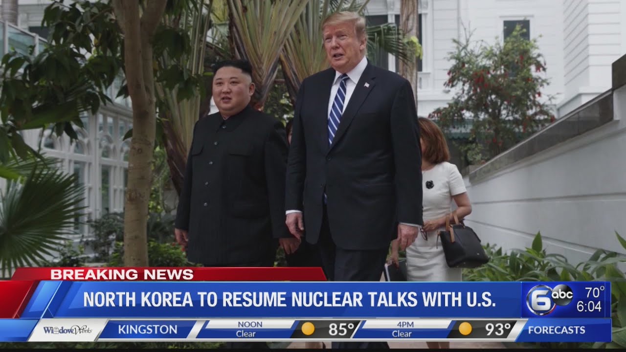 North Korea says nuclear talks with US will resume on Oct. 5 - YouTube