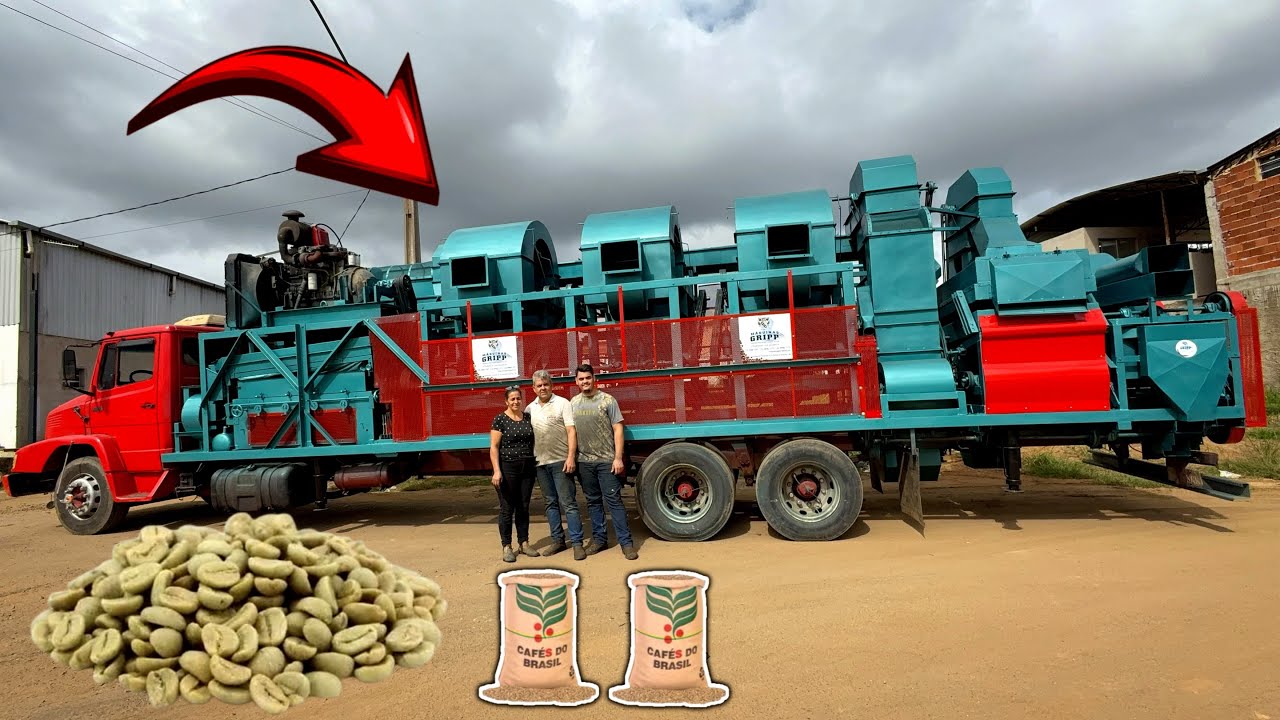 REVOLUÇÃO A MÁQUINA QUE TORNOU REAL O SONHO DE LIMPAR CAFÉ COM EFICIÊNCIA