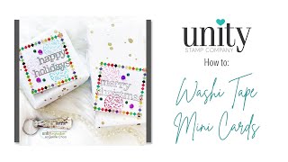Unity Quick Tip: Washi Tape Mini Card