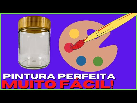 Miniatura do vídeo: COMO PINTAR POTES DE VIDRO PARA DECORAÇÃO - ARTESANATO EM POTES VIDRO