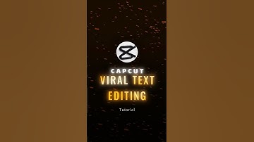 CAPCUT | VIRAL TEXT EDITING TUTORIAL 💀💯 | #shorts #edit #tutorial #viral