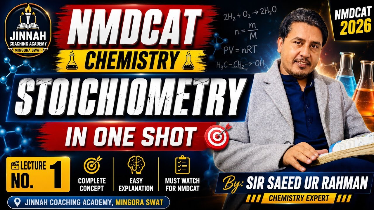 Stoichiometry Fundamentals for NMDCAT