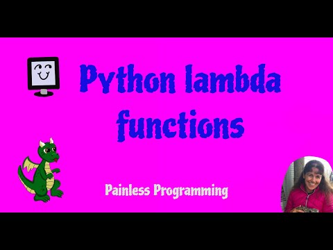 Python Lambda Fcns for Beginners
