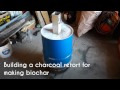 Building a small charcoal retort for making charcoal