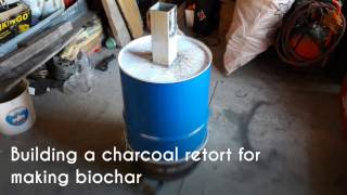Building a small charcoal retort part 1